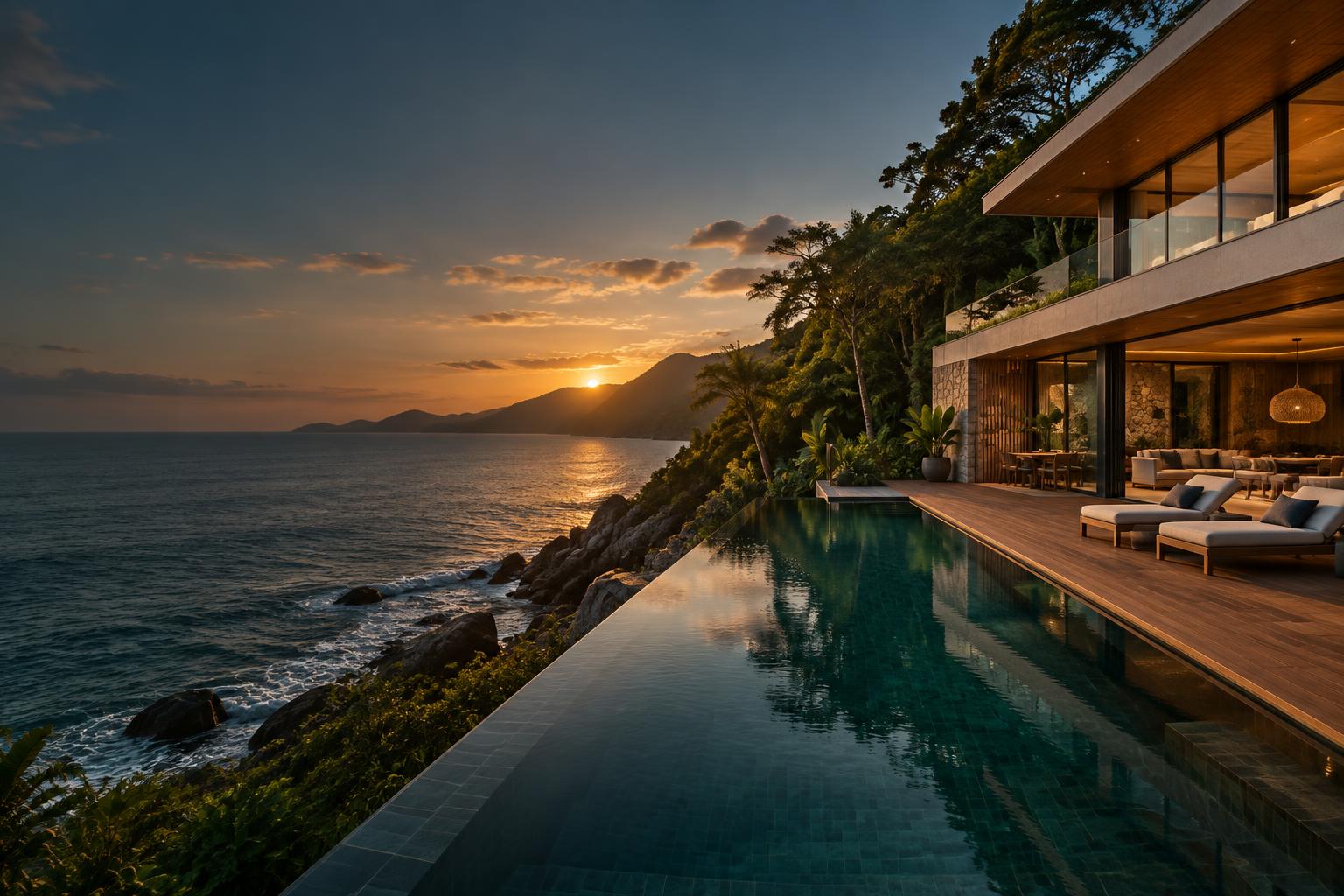 Casa contemporânea à beira-mar no litoral norte de São Paulo